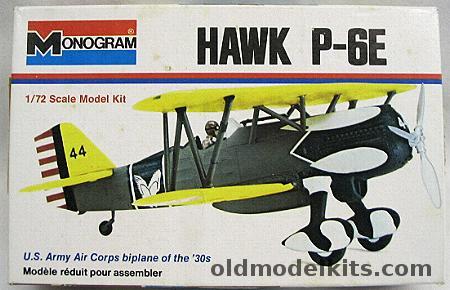 Monogram 1/72 Curtiss Hawk P-6E - White Box Issue, 6794 plastic model kit